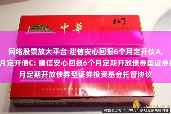 网络股票放大平台 建信安心回报6个月定开债A,建信安心回报6个月定开债C: 建信安心回报6个月定期开放债券型证券投资基金托管协议