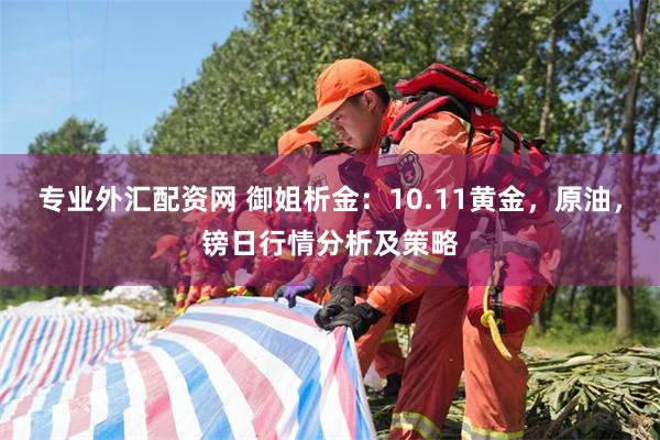 专业外汇配资网 御姐析金：10.11黄金，原油，镑日行情分析及策略