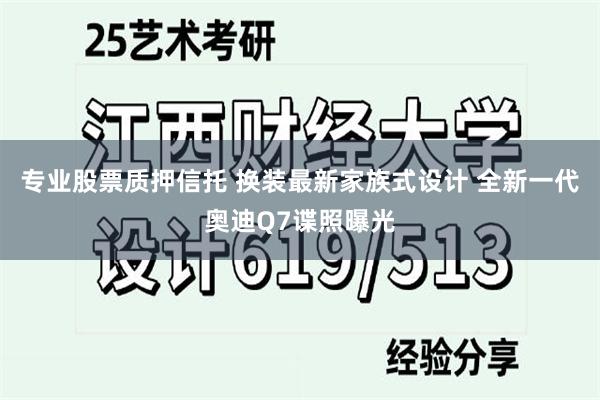 专业股票质押信托 换装最新家族式设计 全新一代奥迪Q7谍照曝光